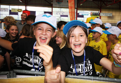 glückliche Gesichter beim Landesfinale der Safety-Tour 2011