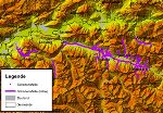 Auf dieser Karte der GIS-Abteilung des Landes kann man die Häfung der Schadensfälle im Unwettergebiet in und um Trieben erkennen.