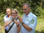 Auch Landesleiter Heinz Pretterhofer von der Berg- und Naturwacht wurde zum Schlangenprofi ausgebildet.
