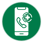 Das Thema Hilferufe und Alarmmeldungen wird mittels Piktogramm dargestellt